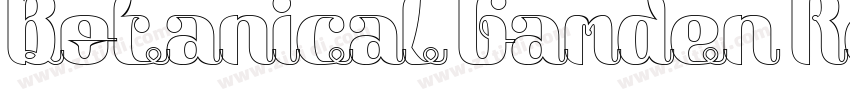 Botanical Garden Reg字体转换 Botanical Garden Reg字体转换